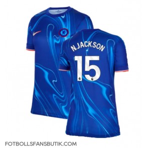 Chelsea Nicolas Jackson #15 Replika Hemmatröja Damer 2024-25 Kortärmad